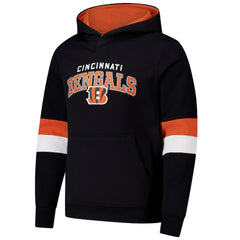 Cincinnati Bengals G-III Sports by Carl Banks Adaptive Faceoff Pullover Hoodie - Black/Orange online