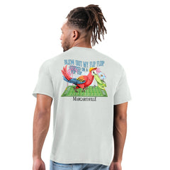 Minnesota Vikings Margaritaville Flip Flop T-Shirt - Gray cheap