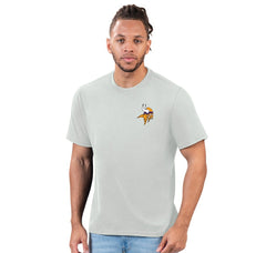 Minnesota Vikings Margaritaville Flip Flop T-Shirt - Gray cheap