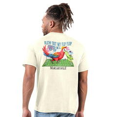 Atlanta Falcons Margaritaville Flip Flop T-Shirt - Cream online