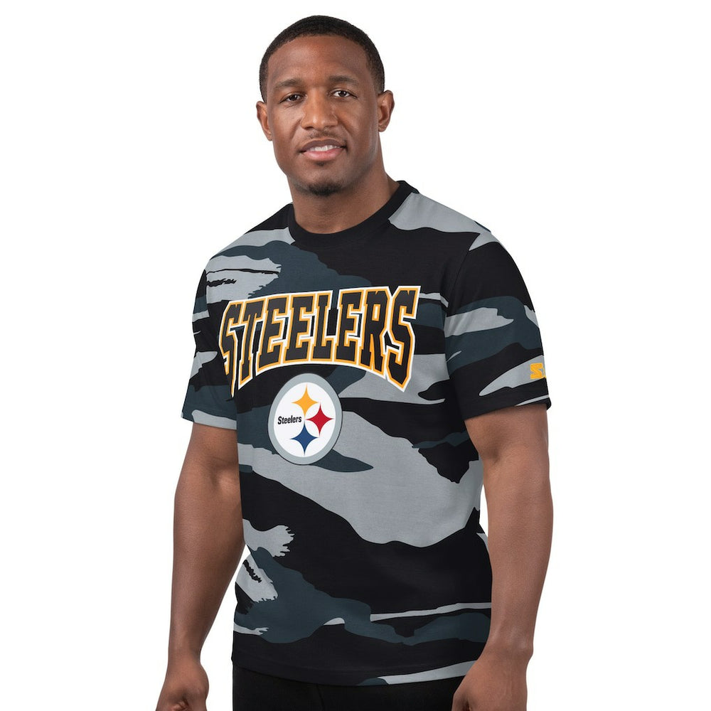 Pittsburgh Steelers Starter Thursday Night Gridiron T-Shirt - Gray for sale