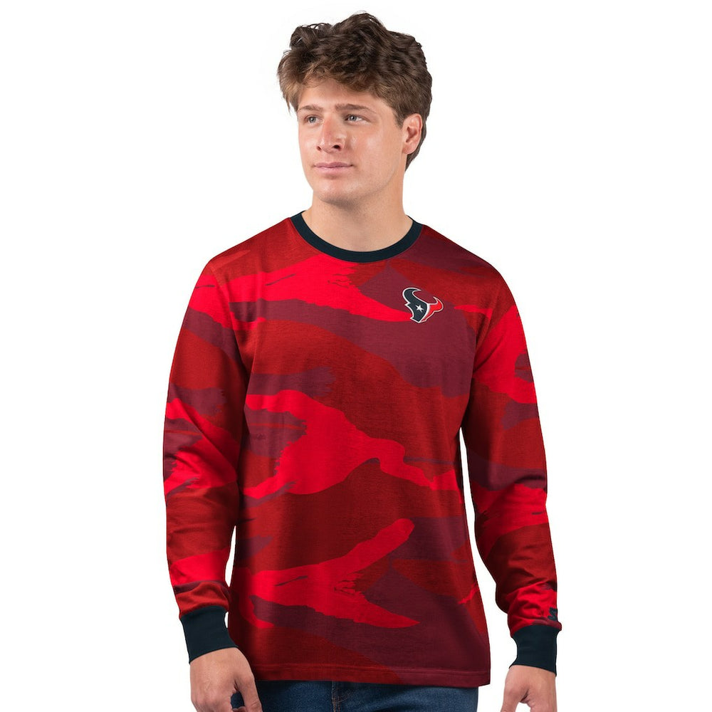 Houston Texans Starter Thursday Night Gridiron Long Sleeve T-Shirt- Red sale