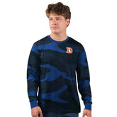 Denver Broncos Starter Thursday Night Gridiron Vintage Logo Long Sleeve T-Shirt - Navy/Royal online