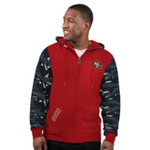 San Francisco 49ers Starter Thursday Night Gridiron Full-Zip Hoodie - Scarlet for sale