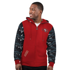 San Francisco 49ers Starter Thursday Night Gridiron Full-Zip Hoodie - Scarlet for sale