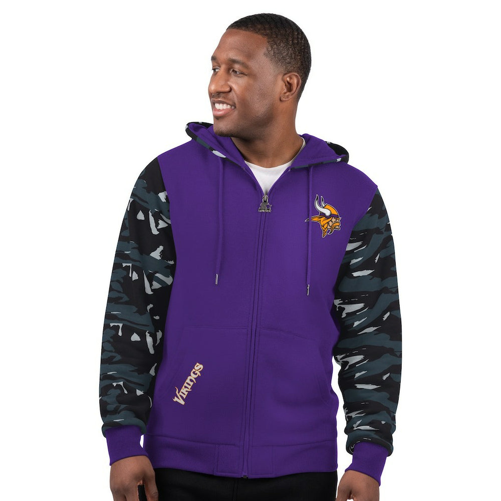 Minnesota Vikings Starter Thursday Night Gridiron Full-Zip Hoodie - Purple online