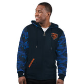 Chicago Bears Starter Thursday Night Gridiron Full-Zip Hoodie - Navy on sale