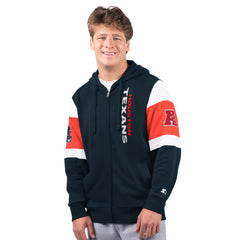 Houston Texans Starter Extreme Full-Zip Hoodie - Navy sale