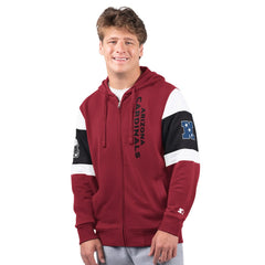 Arizona Cardinals Starter Extreme Full-Zip Hoodie - Cardinal for sale