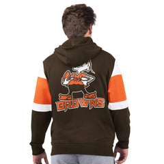 Cleveland Browns Starter Extreme Vintage Logo Full-Zip Hoodie - Brown discount