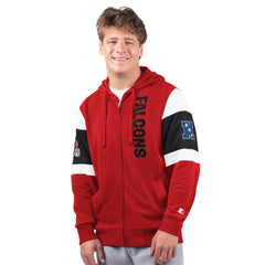 Atlanta Falcons Starter Extreme Vintage Logo Full-Zip Hoodie - Red for sale