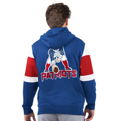 New England Patriots Starter Extreme Vintage Logo Full-Zip Hoodie - Navy on sale