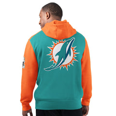 Miami Dolphins Starter Extreme Pullover Hoodie - Aqua outlet