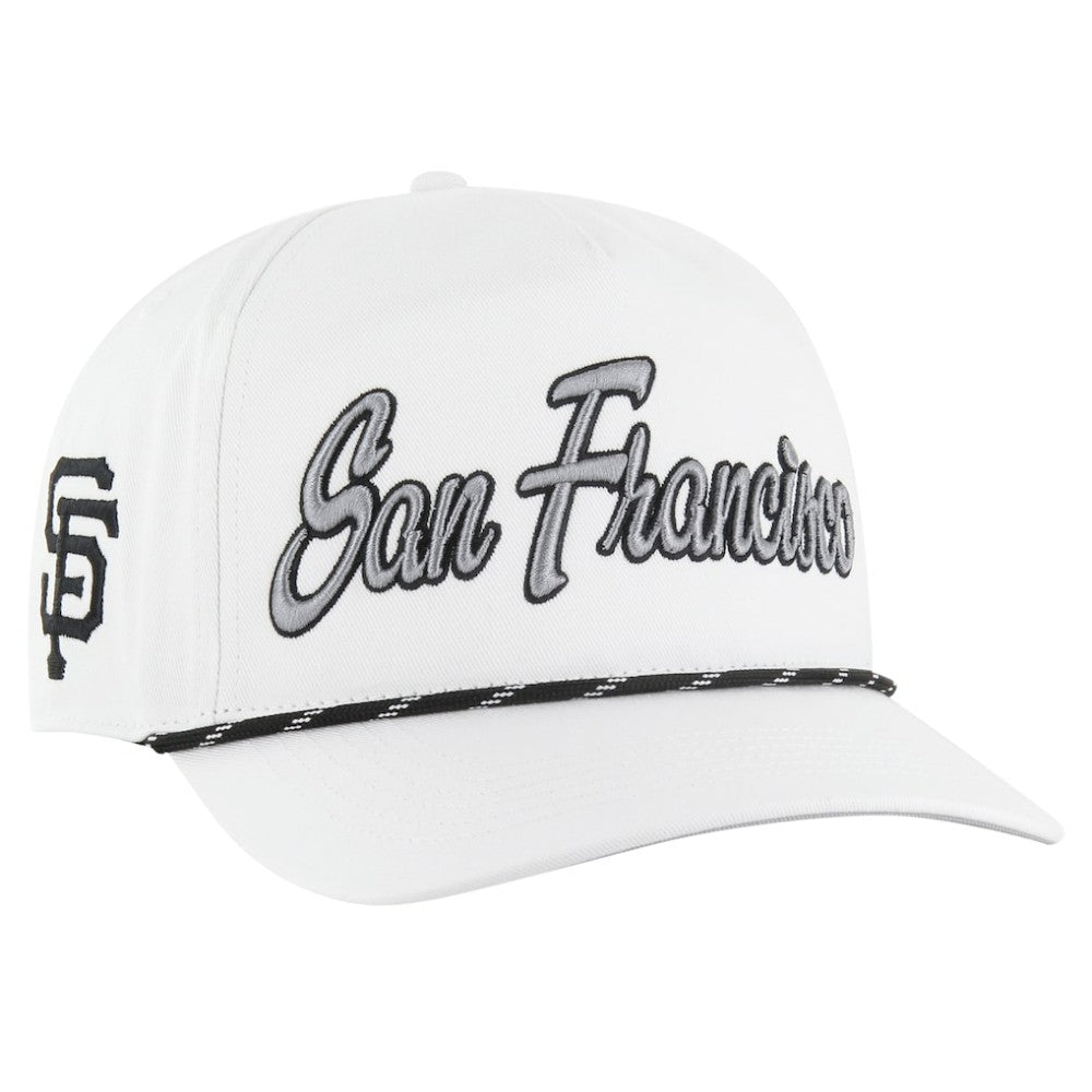San Francisco Giants Overhand Speckle Hitch Rope Adjustable Hat White