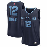 Ja Morant Memphis Grizzlies Fast Break Replica Player Jersey - Icon Edition - Navy discount