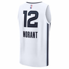 Ja Morant Memphis Grizzlies Fast Break Replica Player Jersey - Association Edition - White online