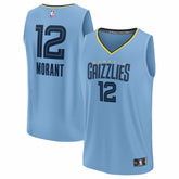 Ja Morant Memphis Grizzlies Fast Break Replica Player Jersey - Statement Edition - Light Blue on sale