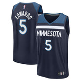 Anthony Edwards Minnesota Timberwolves Fast Break Replica Player Jersey - Icon Edition - Navy outlet