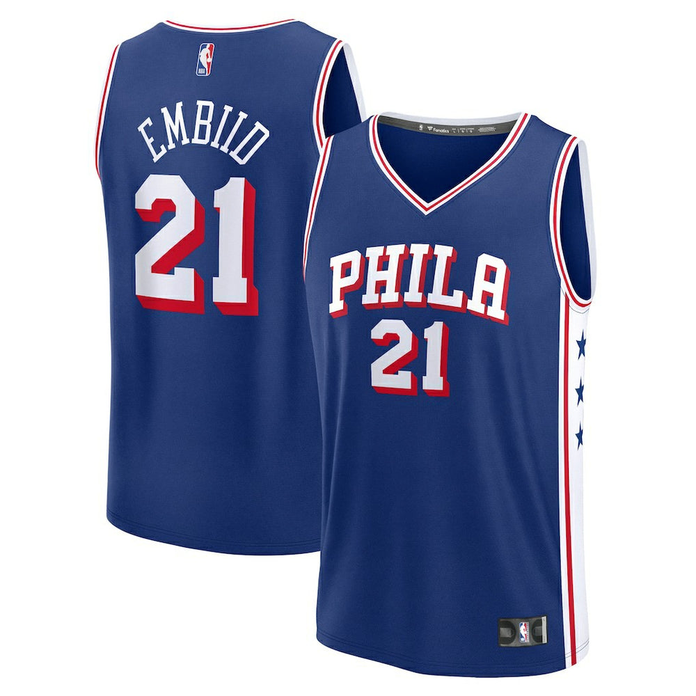 Joel Embiid Philadelphia 76ers Youth Fast Break Replica Player Jersey - Icon Edition - Royal shop