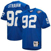 Michael Strahan New York Giants 1994 Authentic Throwback Retired Player Jersey - Royal for sale