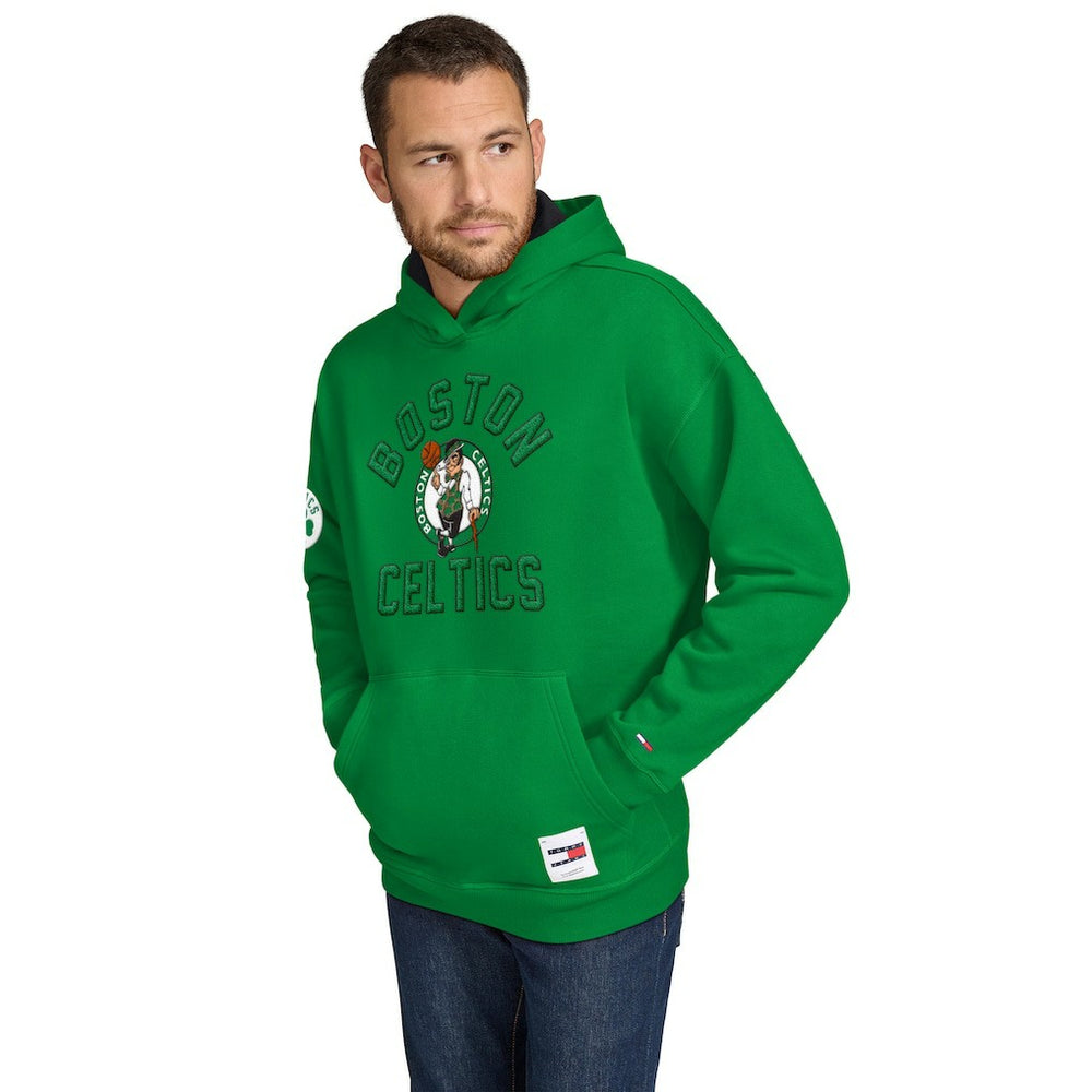 Boston Celtics Tommy Jeans Sebastian Pullover Hoodie - Kelly Green online