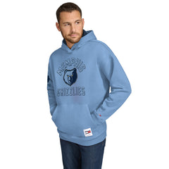 Memphis Grizzlies Tommy Jeans Sebastian Pullover Hoodie - Light Blue for sale