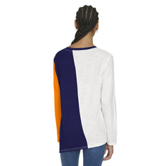 Phoenix Suns Tommy Jeans Women's Amelia Color Blocked Long Sleeve T-Shirt - White/Purple outlet