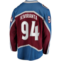 Joel Kiviranta Colorado Avalanche Fanatics Home Premier Breakaway Player Jersey - Maroon Jerseys