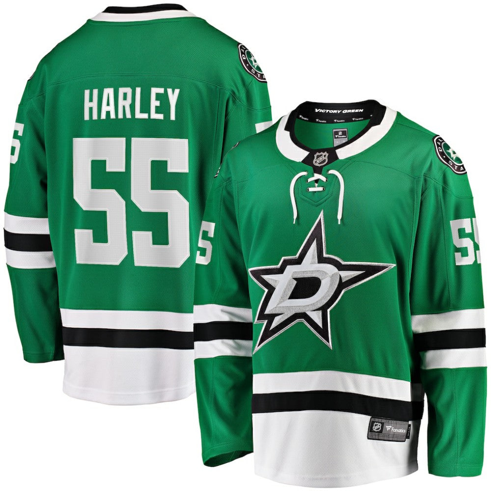 Thomas Harley Dallas Stars Fanatics Home Premier Breakaway Player Jersey - Kelly Green Jerseys