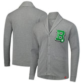 Boston Celtics Sportiqe Unisex Henshaw Full-Button Cardigan Sweater - Heather Gray cheap