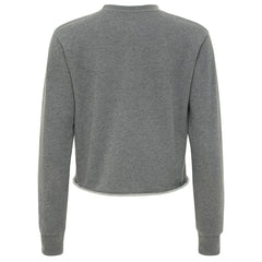 New York Knicks Sportiqe Women's Varsity Collection Kacey Cropped Pullover Sweatshirt - Heather Gray sale