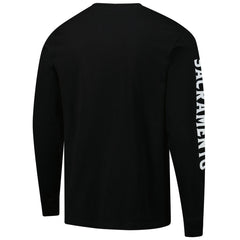 Sacramento Kings Sportiqe Unisex Wales Heavyweight Pocket Long Sleeve T-Shirt - Black outlet