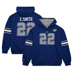 Emmitt Smith Dallas Cowboys Retired Player Name & Number Pullover Hoodie - Navy outlet