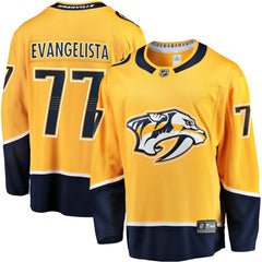 Luke Evangelista Nashville Predators Fanatics Premier Breakaway Player Jersey - Gold Jerseys