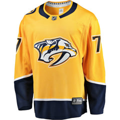 Luke Evangelista Nashville Predators Fanatics Premier Breakaway Player Jersey - Gold Jerseys