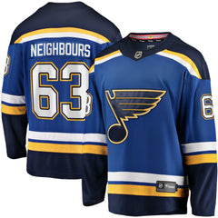 Jake Neighbours St. Louis Blues Fanatics Home Premier Breakaway Player Jersey - Blue Jerseys