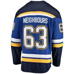 Jake Neighbours St. Louis Blues Fanatics Home Premier Breakaway Player Jersey - Blue Jerseys