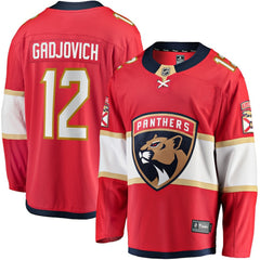 Jonah Gadjovich Florida Panthers Fanatics Premier Breakaway Player Jersey - Red Jerseys