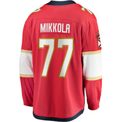 Niko Mikkola Florida Panthers Fanatics Premier Breakaway Player Jersey - Red Jerseys