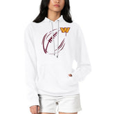 Washington Commanders G-III 4Her by Carl Banks Women's Football Logo Fleece Tri-Blend Pullover Hoodie - White sale