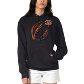 Cincinnati Bengals G-III 4Her by Carl Banks Women's Football Logo Fleece Tri-Blend Pullover Hoodie - Black online