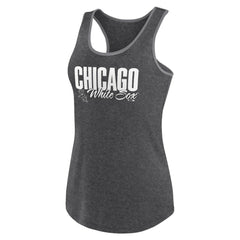 Chicago White Sox Profile Women's Plus Size Racerback Tank Top Black