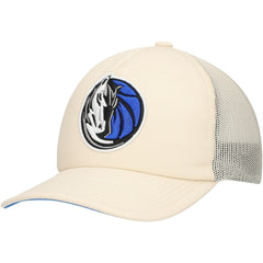 Dallas Mavericks Trucker Adjustable Hat sale - Cream on sale