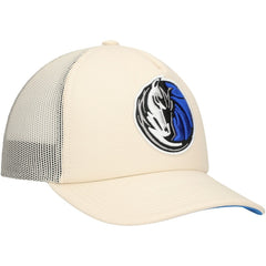 Dallas Mavericks Trucker Adjustable Hat sale - Cream on sale