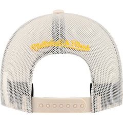 Pittsburgh Penguins Mitchell & Ness Foam Front Trucker Adjustable Hat - Cream Hats