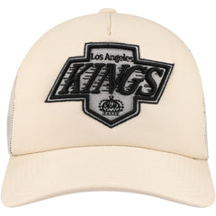 Los Angeles Kings Mitchell & Ness Foam Front Trucker Adjustable Hat - Cream Hats
