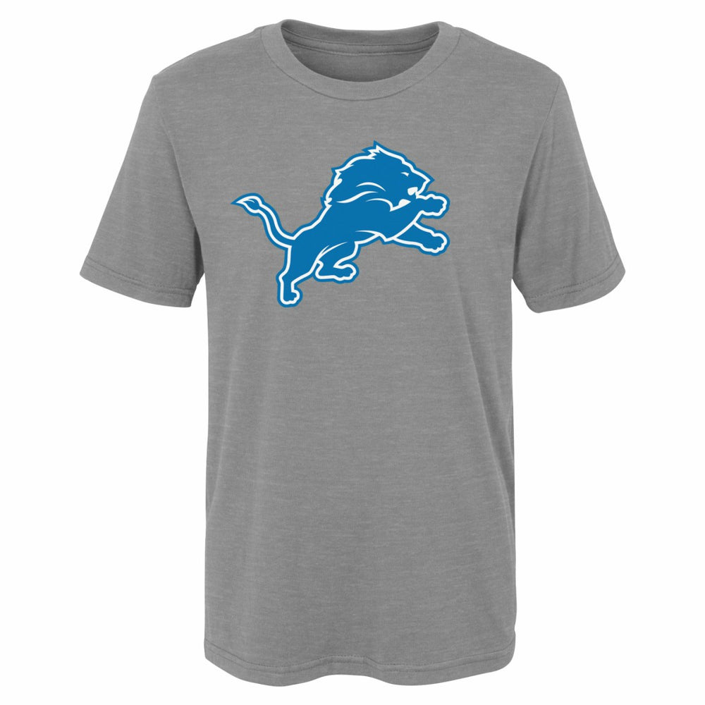 Detroit Lions Outerstuff Youth Primary Logo T-Shirt - Gray sale