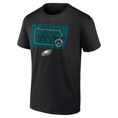 Saquon Barkley Philadelphia Eagles Welcome Home T-Shirt - Black on sale