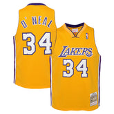 Shaquille O'Neal Los Angeles Lakers Youth 1999/00 Hardwood Classics Swingman Jersey - Gold for sale