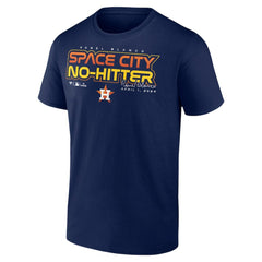 Ronel Blanco Houston Astros Space City No-Hitter T-Shirt - Navy